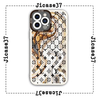 Ốp lưng iphone và samsung xiaomi oppo cạnh vuông Jicase Gucci