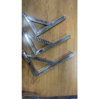 Cặp ke hộp inox, kệ đỡ bồn rửa, đỡ bàn bếp, giá đỡ siêu tiện