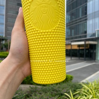 [Chính hãng] Ly Starbucks Studded Hawaii Yellow 710ml