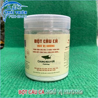 Bột Câu Cá Ngũ Vị Hương Hiệu Quả Với Cá Tra, Chép, Rô Phi Chuyên Dùng Ủ Cơm Thiu, Trộn Cháo Rết, Ủ Bún, Trộn Cám