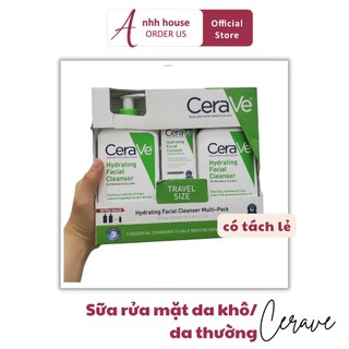 [BẢN MỸ] Sữa rửa mặt Cerave Hydrating Facial Cleanser dành cho da khô