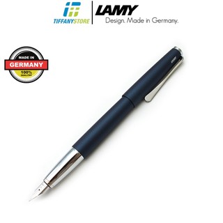 Bút máy Lamy Studio - Màu xanh nhám - Ngòi F - L67bl - Made in Germany
