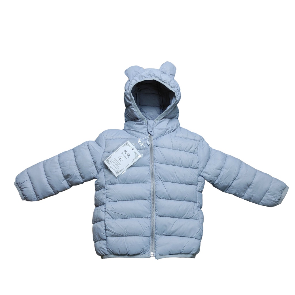 Áo Khoác Trẻ Em, Áo Phao Siêu Nhẹ Trần Bông, Áo Khoác Lông Vũ Cho Bé 0-3 tuổi