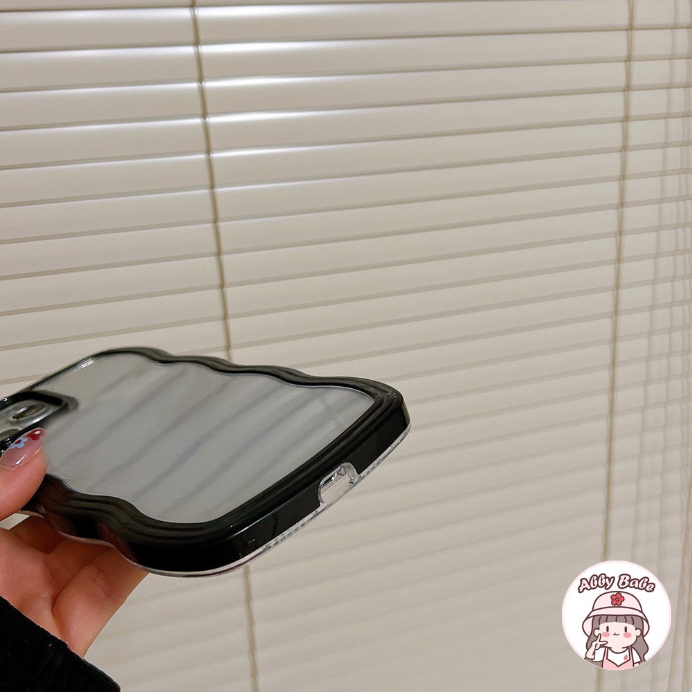 Ốp Điện Thoại TPU Mềm Mỏng Chống Sốc Họa Tiết Gợn Sóng Đơn Giản Cho IPhone 14 Pro Max 11 7Plus 13 12 11 Pro Max X XS XR