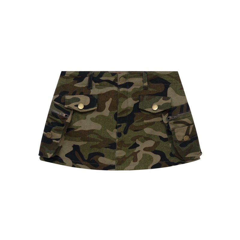 CAMO POCKET SKIRT - VÁY LÍNH LƯNG THẤP SXINVASION