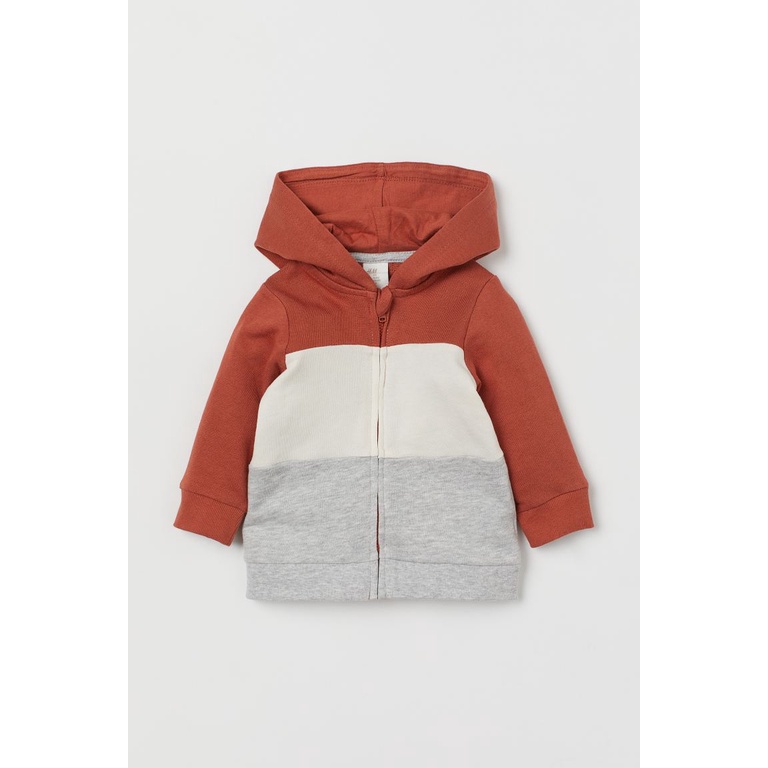 Áo khoác hoodie có mũ báo HM H&M sz 6m-4y_hàng chính hãng Mỹ