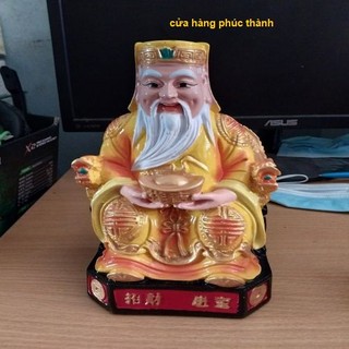 Thần tài ông địa vẽ vàng ( nhựa )
