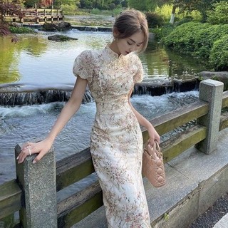 Đầm sườn xám cách tân thượng hải phong cách trẻ