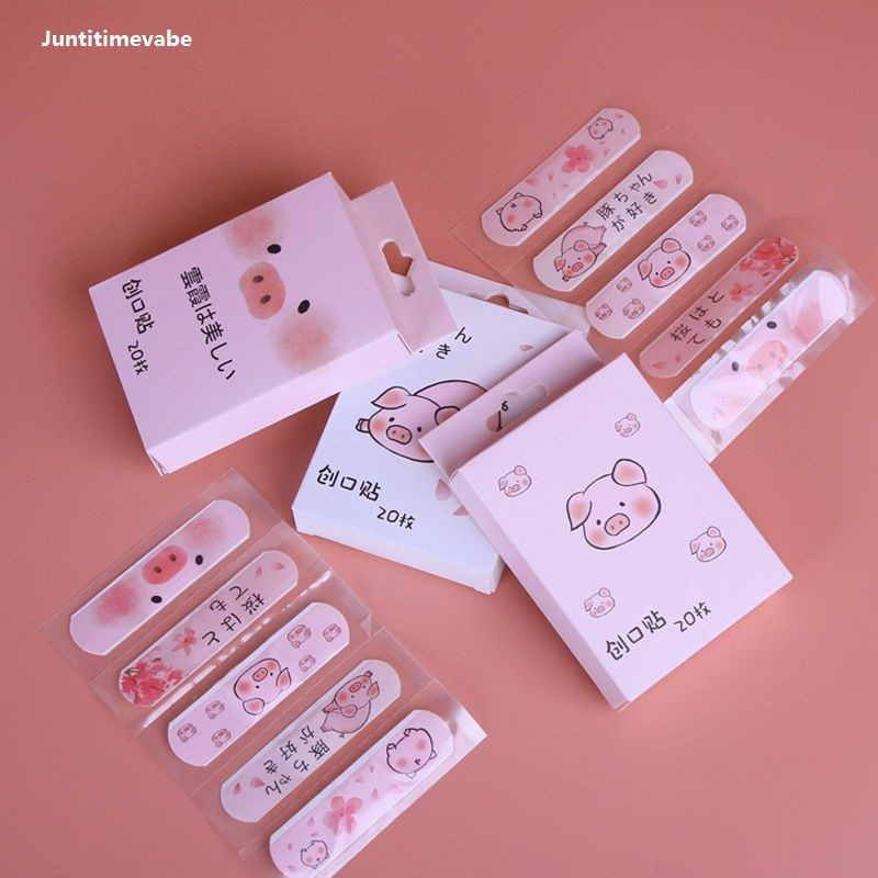 Hộp băng gâu cá nhân 20 chiếc nhiều hình đáng yêu cho bé