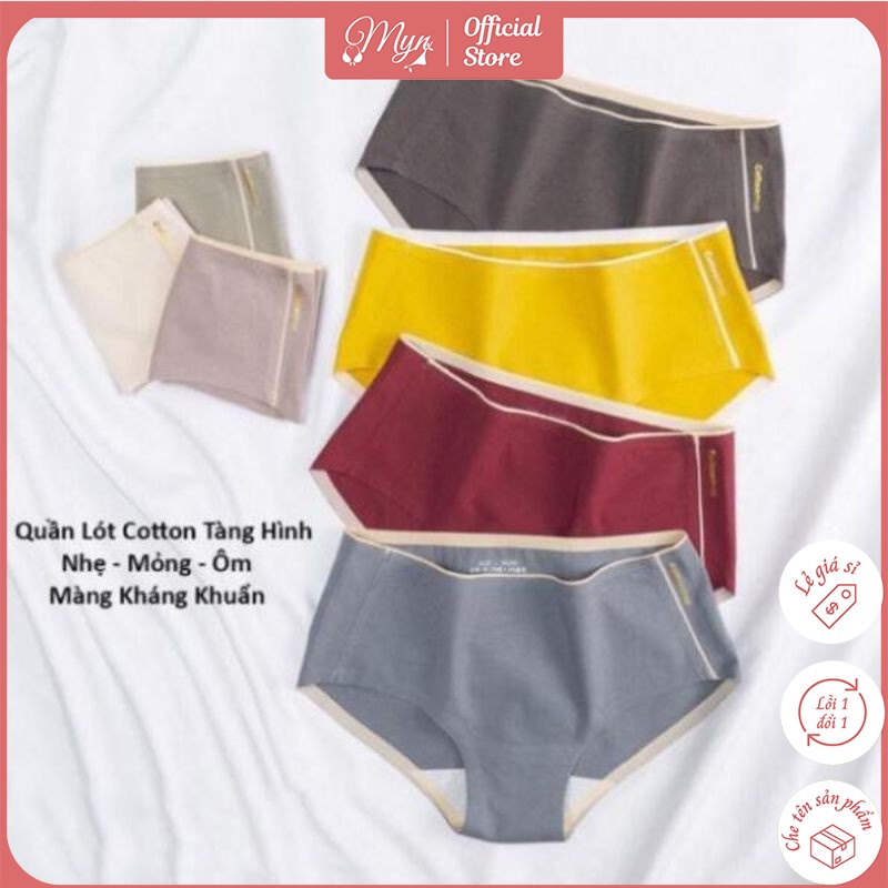 Quần lót cotton không đường may 02, quần lót nữ không viền xuất Nhật MYN_UNDERWEAR