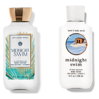 Dưỡng thể giữ ẩm da authentic Bath & Body Works Midnight Swim shea butter & vitamin E body lotion 236ml