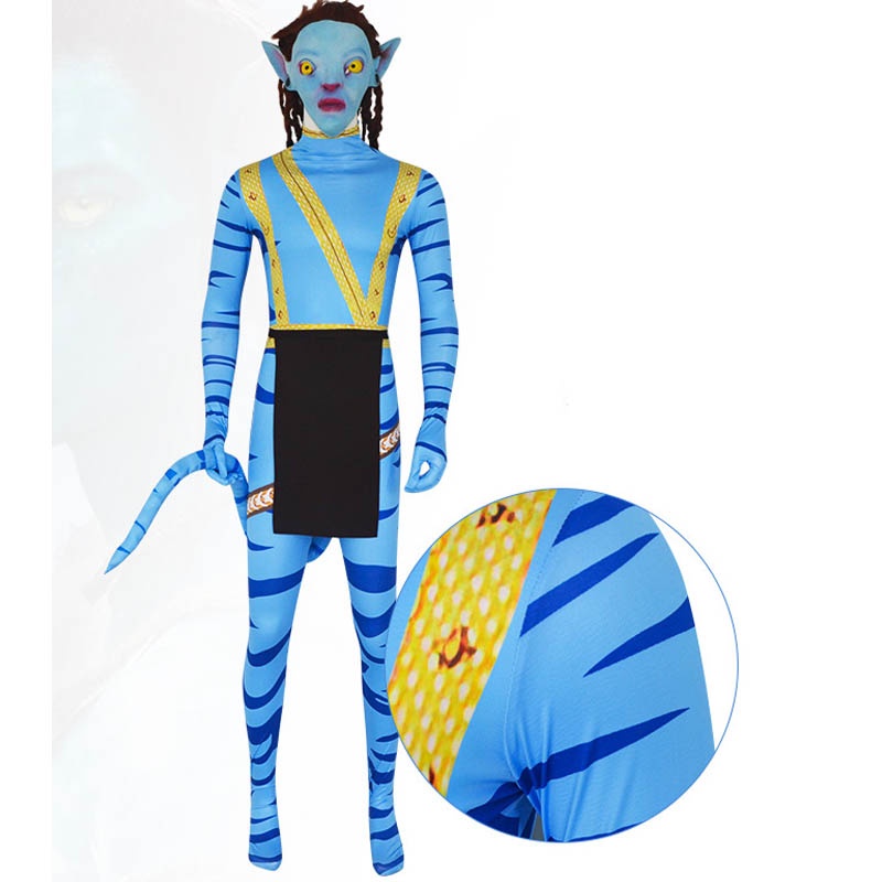 Bộ Áo Liền Quần Hóa Trang Nhân Vật Jake Sully Neytiri Trong Phim Avatar 2 Mới Cho Nam Và Nữ