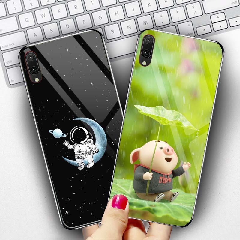 Ốp Lưng HUAWEI Y7 Pro 2019 Mặt kính cường lực Cao Cấp, Sang Trọng thiết kế Độc Quyền