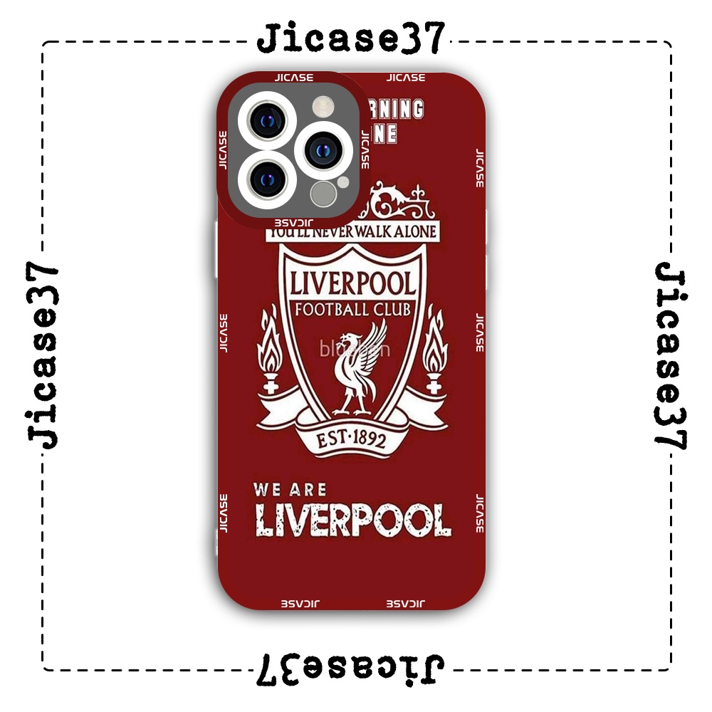 Ốp lưng iphone cạnh vuông Jicase Liverpool 2 6plus/6s/6splus/7/7plus/8/8plus/x/xs/11/12/pro/max/plus/promax