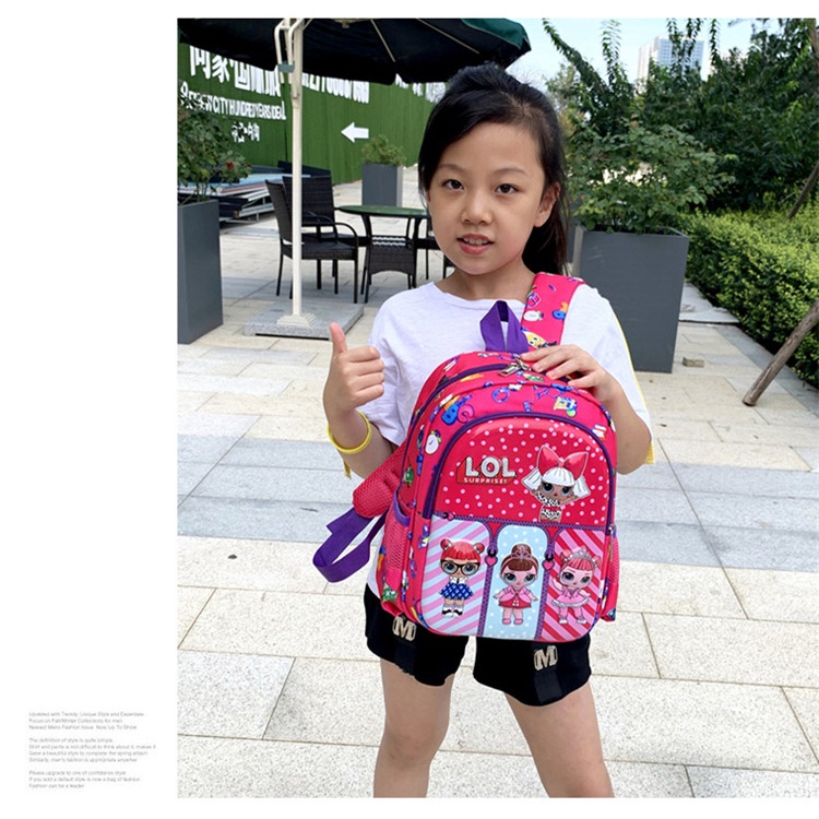 Balo Đi Học Giảm Cân Trọng Lượng Nhẹ In Họa Tiết Hoạt Hình Mới Cho Bé Trai Và Gái 3-6 Tuổi