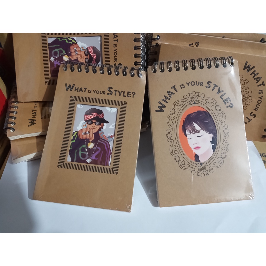 Sổ lò xo bìa Kraft Style A6 160tr_1631