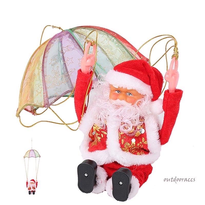 Đồ chơi ông già Noel nhảy dù quà tặng giáng sinh và phụ kiện trang trí noel ngày lễ Giáng sinh
