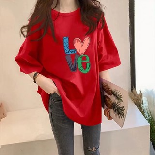 NRVP Áo Thun Nữ Tay Ngắn Dáng Suông Năm Mới 2023 Phong Cách Trung Hoa