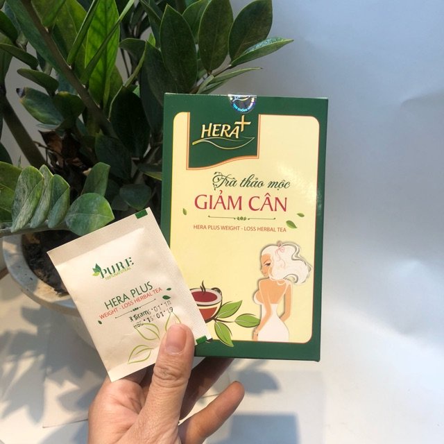 Trà Thảo Mộc Giảm Cân HERA PLUS ✅ Giảm béo thanh lọc cơ thể tiêu tan mỡ thừa an toàn hiệu quả mẫu mới nhất