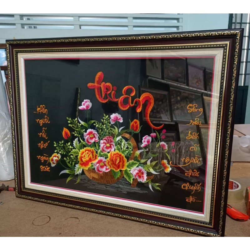 Tranh thêu sẵn .....