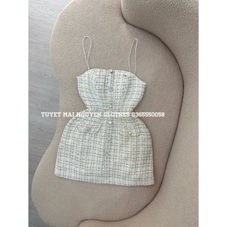 váy hai dây thiết kế mới