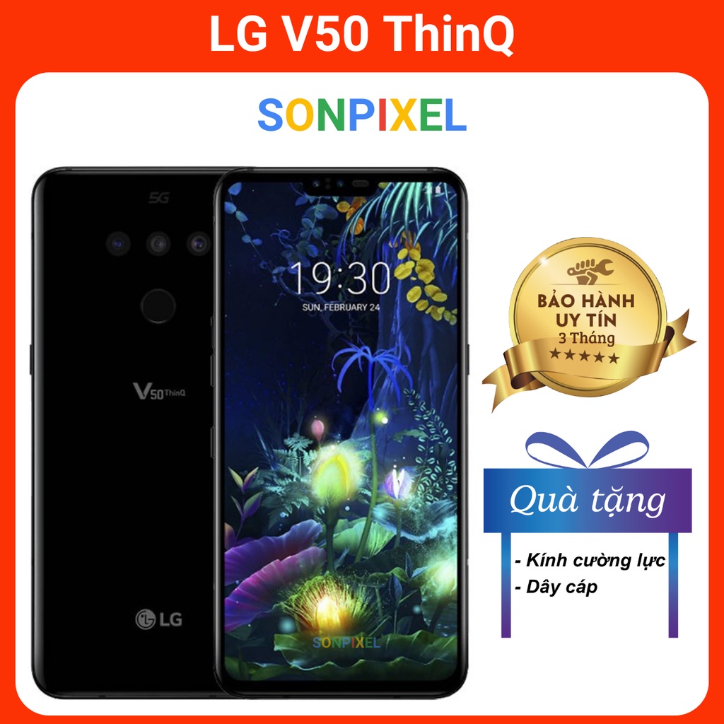 Điện Thoại LG V50 ThinQ 5G, 3 Camera Snapdragon 855, 6GB/128GB Màn 2k, Chơi Liên Quân/Pubg Mượt Sonpixel