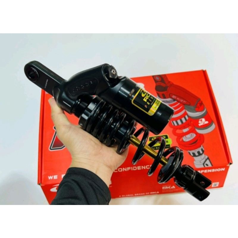 Phuộc RCB full Đen Ty Vàng cho Vario, Click, Vision ..Hàng chính hãng RACINGBOY