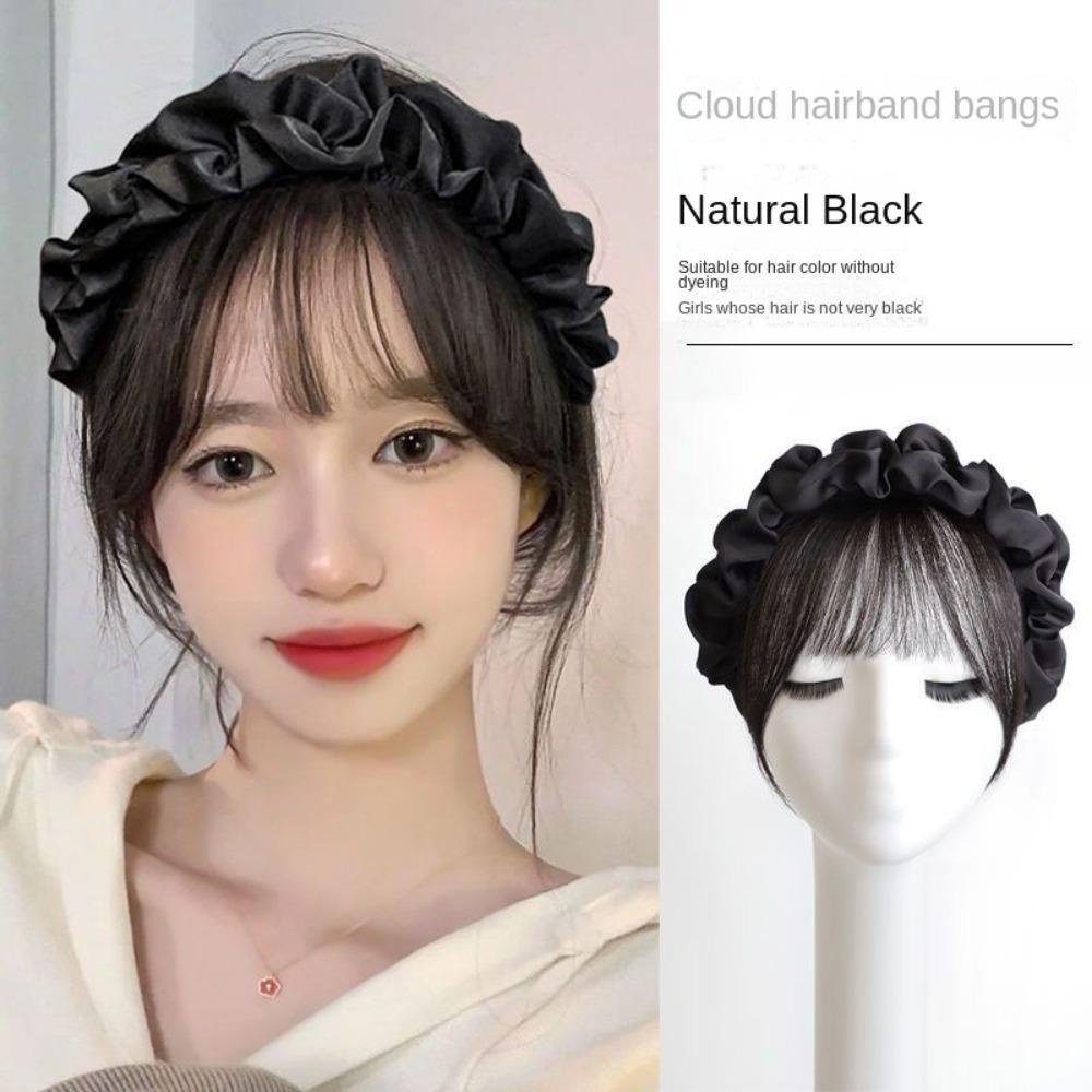 Bờm Tóc Giả Màu Nâu Tự Nhiên Cách Nhiệt Dành Cho Nữ DANILO