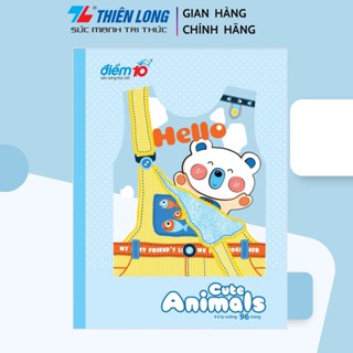 Tập học sinh 96 trang(4 ô ly vuông) Điểm 10 NB-044 hình ngẫu nhiên