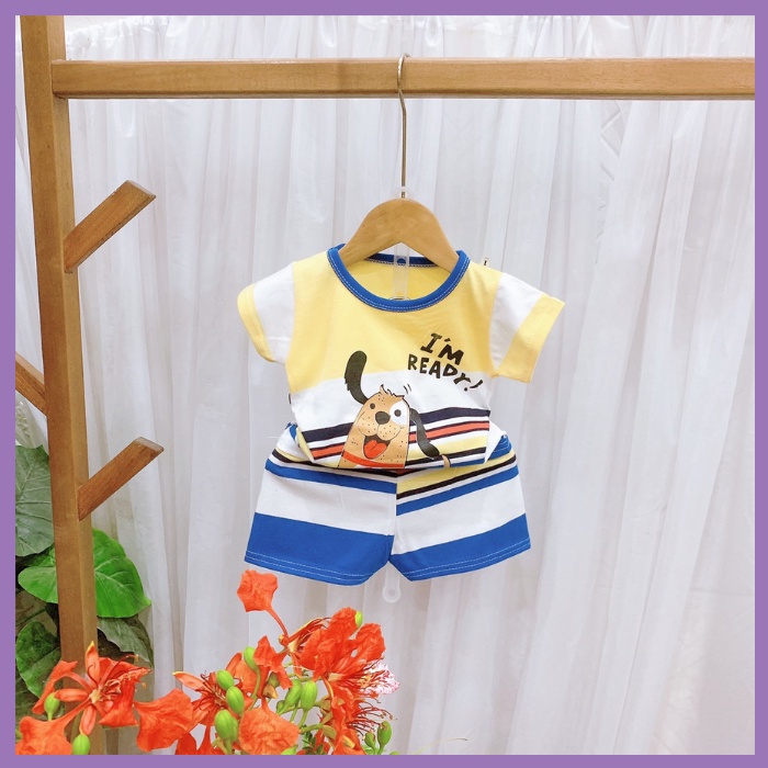 Đồ Bộ Bé Trai Bé Gái Size 8kg-18kg Chất Cotton Co Giãn 4 Chiều Mềm Mát.1506