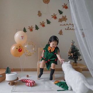 [Sẵn ảnh thật] Body chip hình cây thông Giáng Sinh Noel Dành Cho Bé