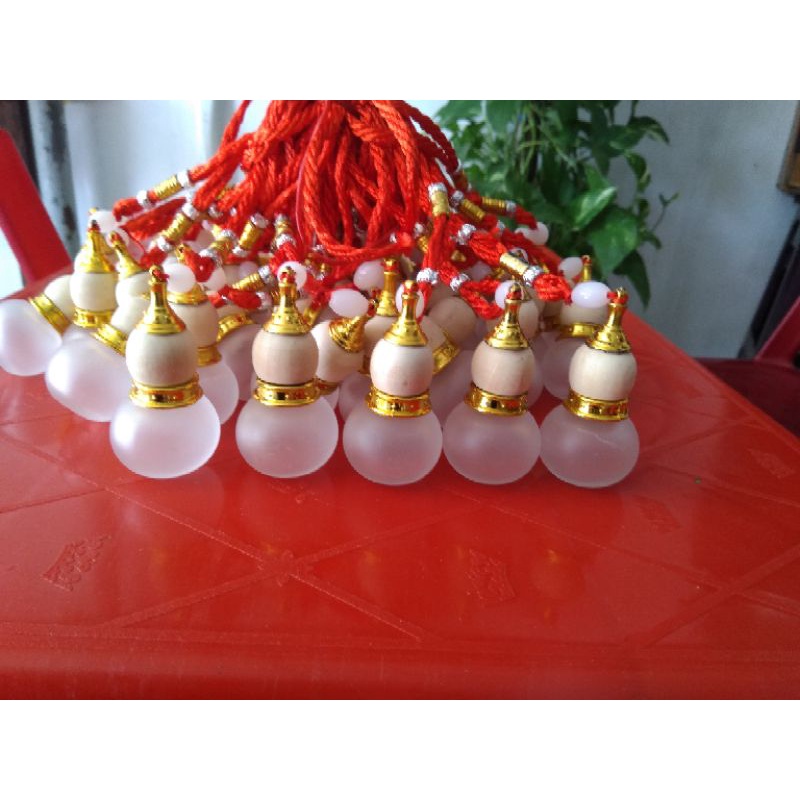 Combo 10 lọ thủy Tinh hồ lô đựng tinh dầu nước hoa trầm hương treo xe ôtô nhà ăn phòng khách nhà tắm