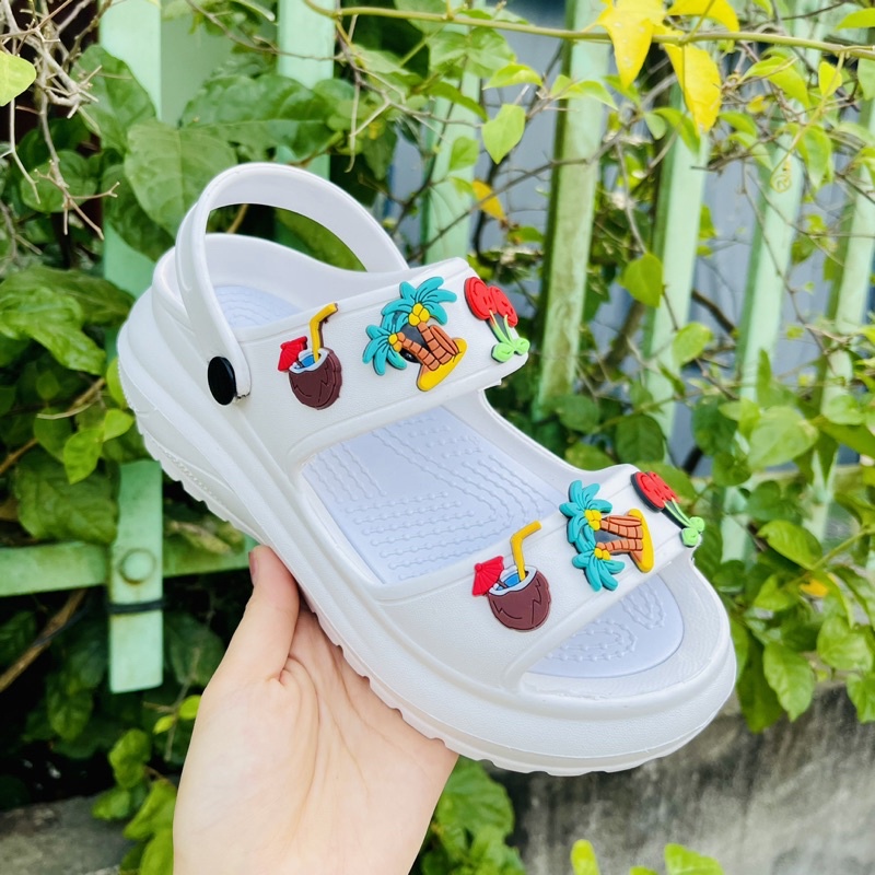 Giày Sandal Đế Cao 7cm chống trơn trượt, phong cách hàn quốc
