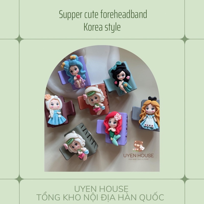 KẸP GẮP DISNEY Princess- Madeinkorea