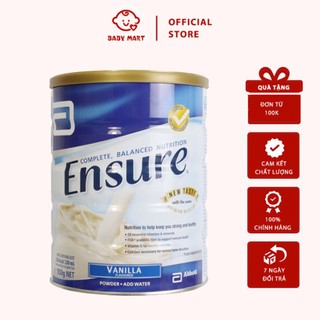 Sữa ensure 850g úc hương vani thơm ngon, giàu dưỡng chất