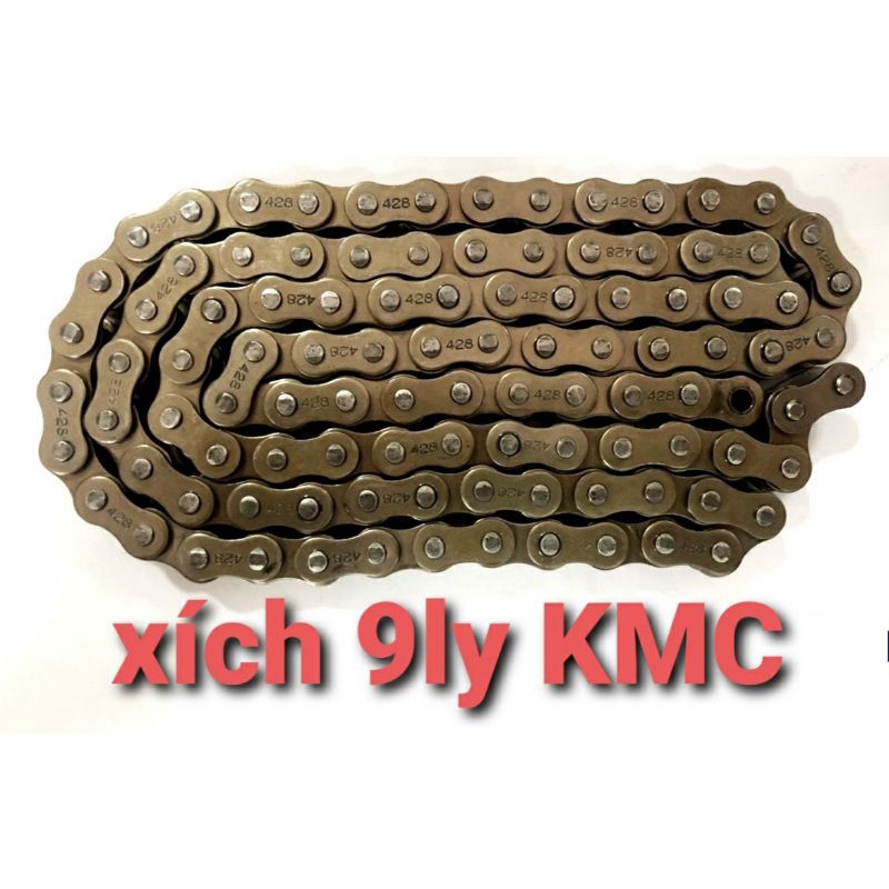 Xích xe máy 9ly 102L KMC mới 100% chất lượng tốt