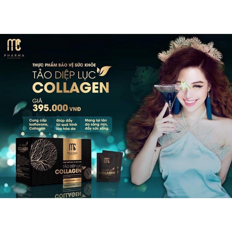 [ CHÍNH HÃNG ] Tảo diệp lục Colagen ( 30 gói )