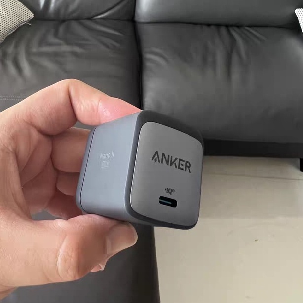 Sạc Anker 65w GaN A2663 Kèm Cáp C to C 100w A8856 Dài 1.8m Sạc Nhanh Điện Thoại Laptop Máy Tính Bảng