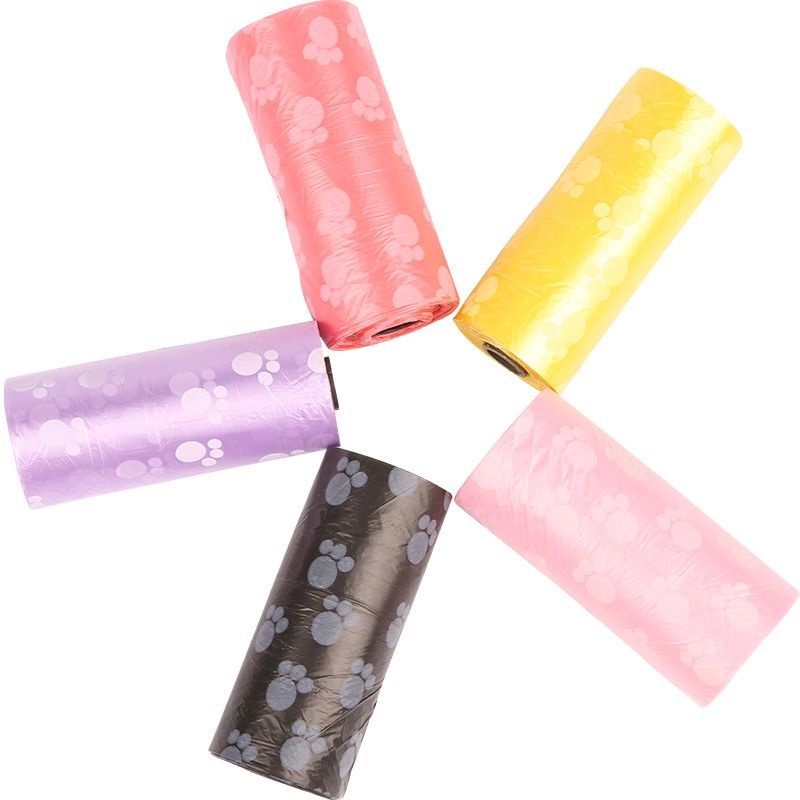 15 / 5 Cuộn Túi Đựng Rác Nhiều Màu Sắc Thân Thiện Với Môi Trường Tiện Dụng