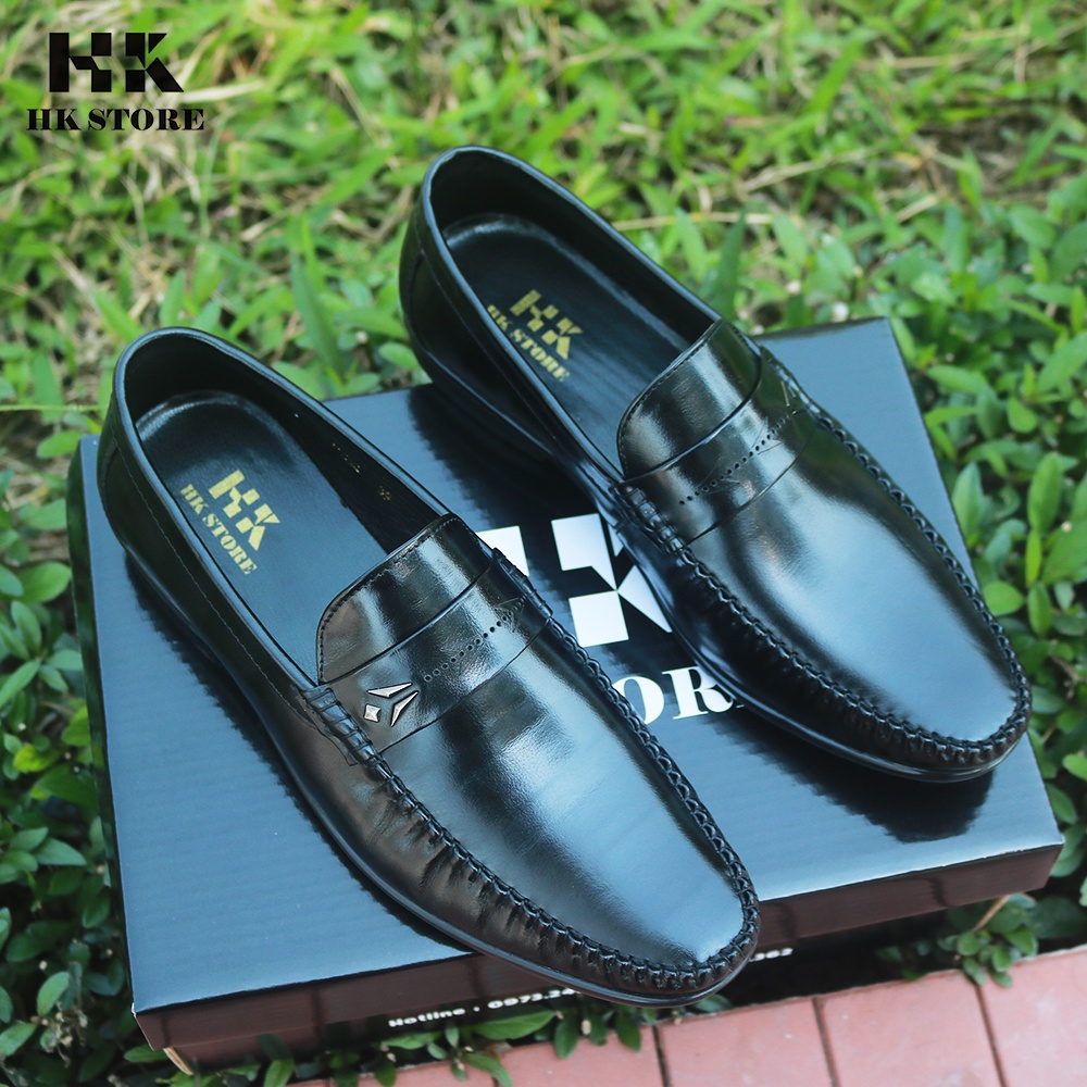 Giày tây nam da bò cao cấp siêu nhẹ, siêu mềm - chống nhăn da - kiểu dáng trẻ chung, hoa văn bắt đẹp mắt.