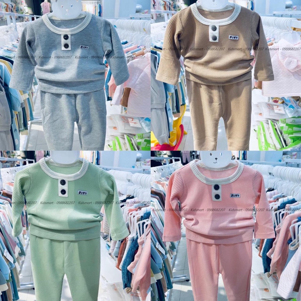 JOYO Bộ quần áo bổ trụ chất len xốp mềm mại cho bé trai bé gái