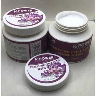 Dầu tóc hấp tóc 16 power kem ủ tóc 16 power siêu mềm mượt hương lan 1000ml
