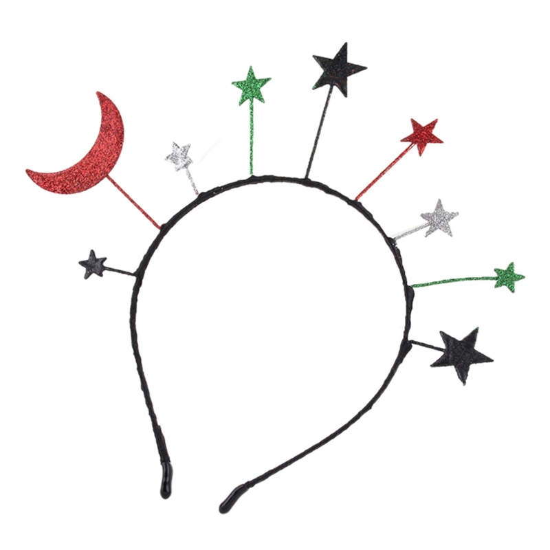 Flgo Băng Đô Rửa Mặt Trang Điểm Hình Trăng Sao Trái Tim