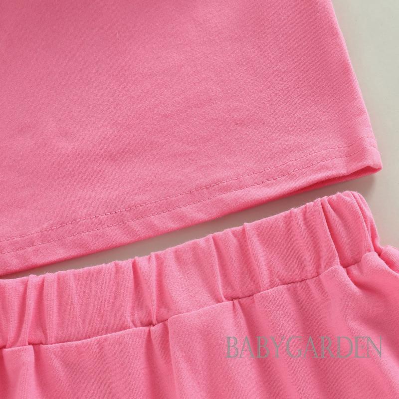 Set Áo 3 Dây + Chân Váy Mini Màu Trơn Thời Trang Cho Bé Gái 1-6 Tuổi