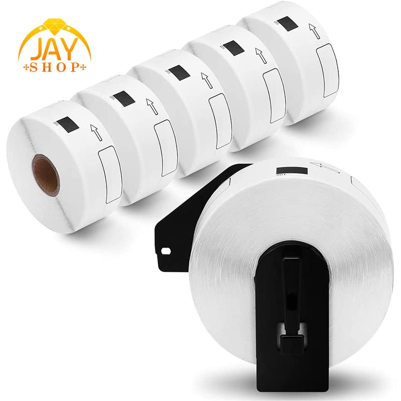 6 Cuộn Nhãn Dán 29Mmx90Mm Cho Brother QL-800 QL-810W QL-700 Brother DK-11201