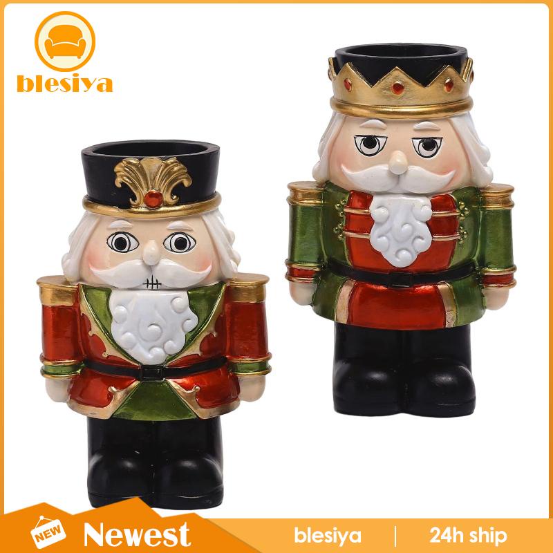 [Blesiya] Tượng Nutcracker Giáng Sinh Truyền Thống Trang Trí Nhà Cửa Để Bàn