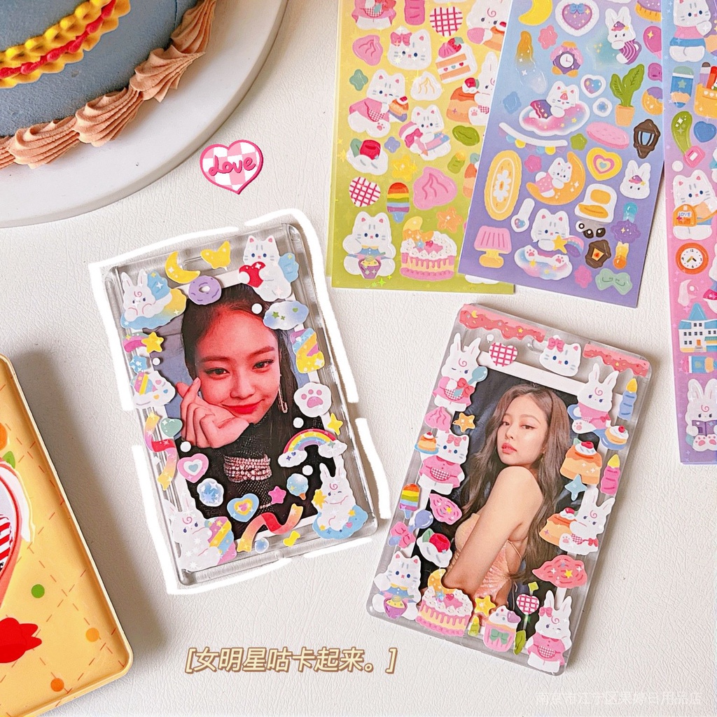 Miếng Dán Trang Trí Hình Goo Hoạt Hình Sáng Tạo Phong Cách Hàn Quốc DIY