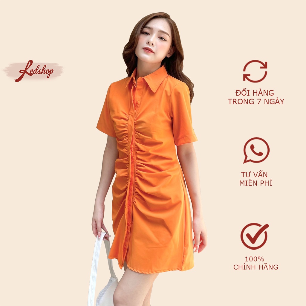 Váy sơ mi dạo phố thời trang Hàn Quốc Red Shop_29741