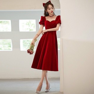 ĐẦM XÒE ĐỎ PHỐI HẠT TRAI TAY PHỒNG CAO CẤP