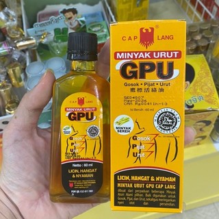 Dầu nóng xoa bóp indonesia gpu chính hãng 60ml